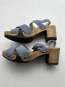 Softclox Damen Sandale Sandalette Pantolette Blau Gr. 39 (UK 6) - Bild 1 von 9