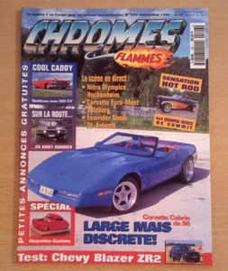 CHROMES & FLAMMES N°106 (Nov. 1996) -Corvette 86/Cadillac cpé 59/Mercury Gd Marq - Picture 1 of 24