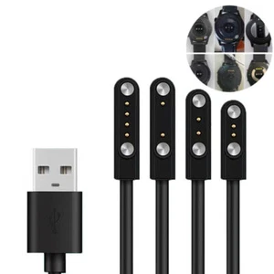 Magnetic charging cable 2/4 pin universal smart watch charging cable USB 2.84/4 - Photo 1 sur 15