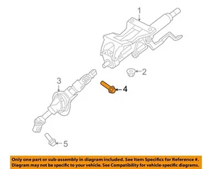 GM OEM Steering Column Lower Shaft Upper Bolts 11610011 NIP (2 pieces - Picture 1 of 1