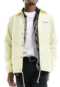 VANS OTW SKATE JACKET DUSTY YELLOW RETRO BLAZER 66 CLASSIC OVERSHIRT SIZE S - Picture 1 of 4
