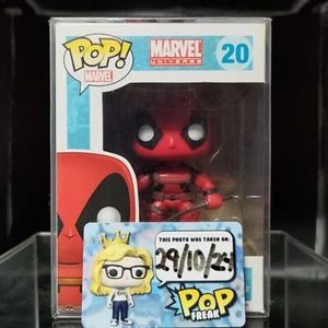 Funko Pop! Bobblehead de vinilo RARO Marvel #20 Deadpool regular [BOVEDA] - Imagen 1 de 8