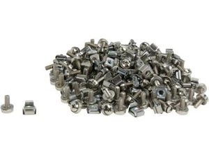 StarTech.com CABSCREWM52 100 Pkg M5 Mounting Screws and Cage Nuts for Server Rac - Picture 1 of 3