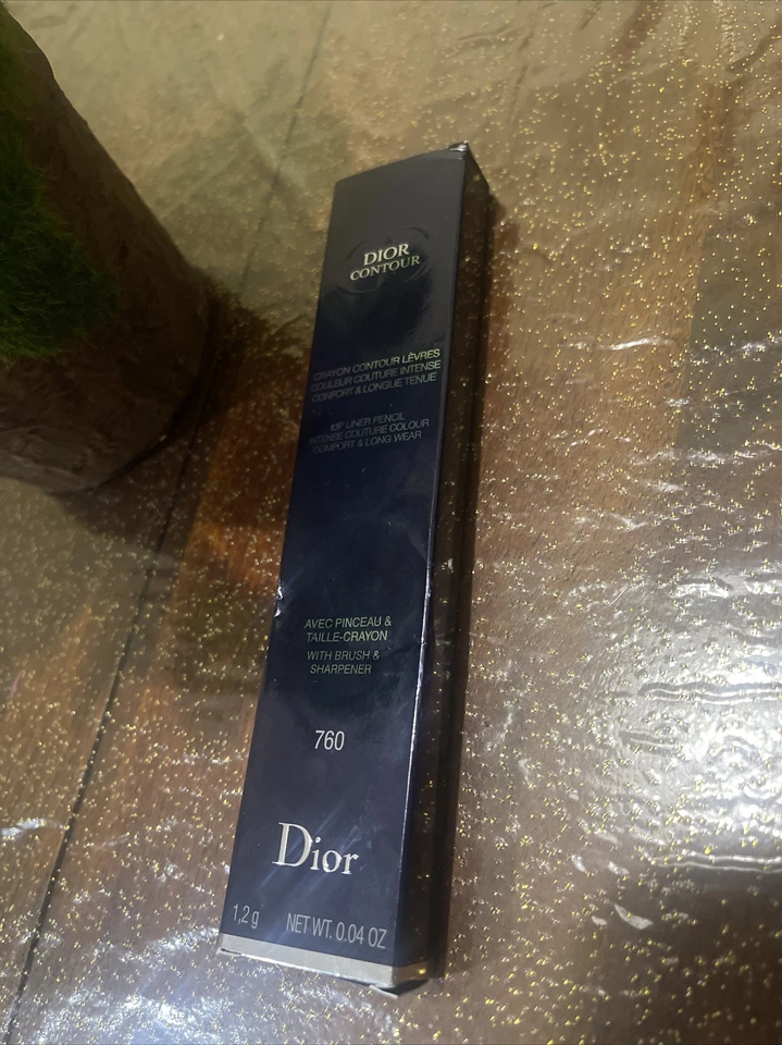 DIOR CONTOUR Lip Liner Pencil With Brush & Sharpener .04 Oz  1.2g ~ 760 - Image 1 of 3