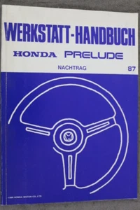 HONDA PRELUDE  Werkstatthandbuch "1987" Werkstatt-Anleitung  Reparatur-Handbuch - Bild 1 von 8