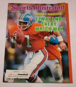 1986 John Elway Sports Illustrated Magazine NFL Football Denver Broncos - Picture 1 of 1