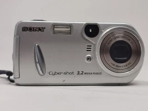 Sony Cybershot DSC-P72 3.2MP Compact Digital Camera Silver - Picture 1 of 6