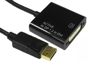 NLDP-DVI - Aktiv Displayport V1.2 Auf DVI Adapter 4k - Bild 1 von 2