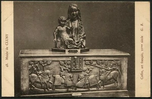 France Cluny Museum Chest 18th Century Postal Card - Picture 1 of 2
