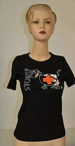 TEE SHIRT MAILLOT TUNIQUE BLOUSE INFIRMIERE MEDICAL CHIRURGIEN DENTISTE MEDECIN - Picture 1 of 6
