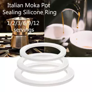Anillo de sellado de goma flexible para lavadora de 2 piezas para cafetera - Imagen 1 de 18
