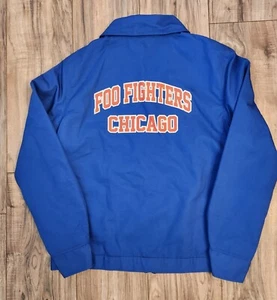 Giacca FOO Fighters Chicago Foo Crew limitata uomo blu rosso colori small - Foto 1 di 9