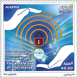 Algeria 2025 For safe use of the internet MNH - Picture 1 of 2