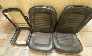 1965 1966 1967 Ford Mustang Bronco Mercury Cougar Bucket Seats  Left Right Pair - Picture 1 of 4