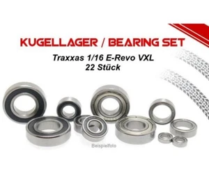mobo-racing Kugellager Set Kunststoffdichtung Traxxas 1:16 E-Revo VXL 71076-3 - Bild 1 von 1