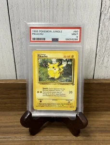 Pokemon PSA Graded 9 1999 Jungle Set Pikachu #60🔥Vintage! - Picture 1 of 12