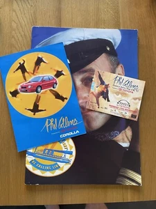 PHIL COLLINS PROGRAMME TICKET AND TOYOTA LEAFLET WITH STICKER 1997 - Bild 1 von 5