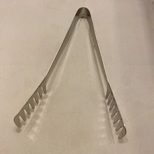 10 in. Herramienta de cocina de espaguetis para ensalada de barbacoa en forma de peine Tongs - Imagen 1 de 6