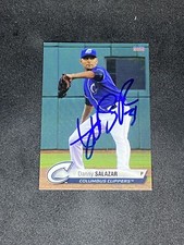 Danny Salazar 2014 Choice Columbus Clippers #30 Indians Autographed Signed Card