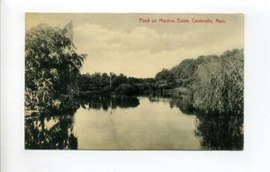 Postal antigua Centerville, Barnstable MA Mass, Pond on Marston Estate, 1912 - Imagen 1 de 2