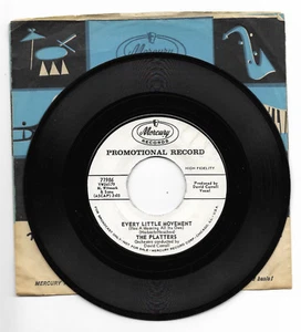 PLATTERS-MERCURY 71986 PROMO DOOWOP 45RPM EVERY LITTLE MOVEMENT VG++ CLEAN - Picture 1 of 1