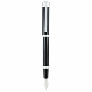 Monteverde Strata Black Fountain Pen - Medium Nib MV29653 - Picture 1 of 2