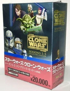 Star wars clone wars season 1-5 complete set blu ray Animation Unopened New JP - Bild 1 von 16
