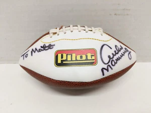 Archie Manning Signed Souvenir Pilot Mini Football New Orleans - Picture 1 of 4