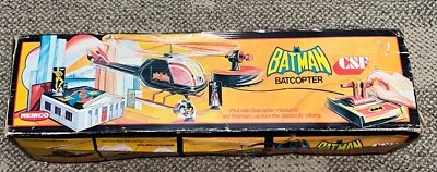 REMCO CSF BATMAN BATCOPTER CAIXA INCOMPLETA NÃO FUNCIONA 1977 - Imagem 1 de 4