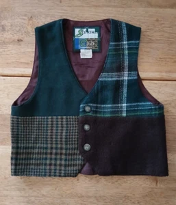 SAHARA CLUB green/brown dress vest sz 4/5 boys - Picture 1 of 2