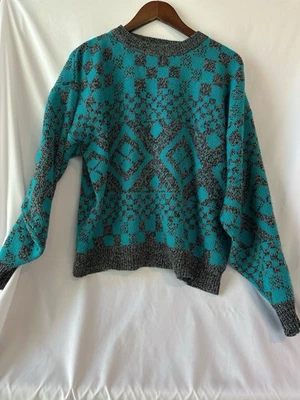 Vintage Bugle Boy Sweater Acrylic 80s 90s Size Large - Image 1 of 3