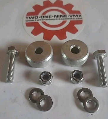 VINTAGE CAN AM MX 1, 2, 3, TnT 125 175 250 QUALIFIER REAR FENDER MOUNT HARDWARE  - Imagen 1 de 4