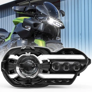 LED Headlight DRL Headlamp For 2005-2009 K1200R 2010-2013 K1300R Plug & Play - Picture 1 of 14