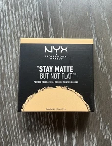 NYX Stay Matte But Not Flat Powder Foundation SOFT BEIGE SMP05 New, Sealed - Picture 1 of 5