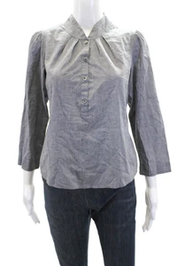 Camicia donna Marc By Marc Jacobs manica lunga mezzo bottone Normandia grigia taglia XS - Foto 1 di 6