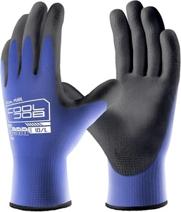 Confezione Guanti Da Lavoro Di Sicurezza 12/60 Paia Bulk con Grip Rivestimento PU, Calibro 13 Senza Cuciture - Foto 1 di 6