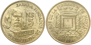 Republica Oriental del Uruguay - 5 Pesos 1976-2011 - verschiedene Jahrgänge - Bild 1 von 4