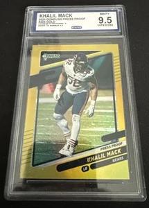 2021 Panini Donruss Khalil Mack #203 Press Proof CCG come nuovo + 9,5 - Foto 1 di 2