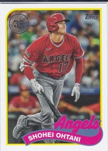SHOHEI OHTANI Los Angeles Angel Dodgers Baseball 1989 TOPPS VINTAGE DESIGN $$ LE - Picture 1 of 2