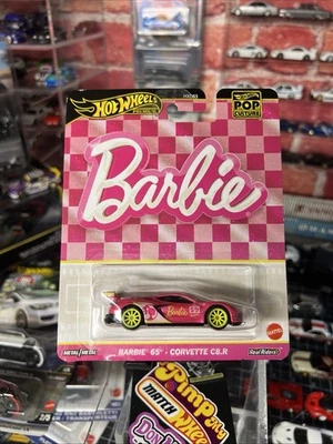 Hot Wheels Pop Culture BARBIE 65th Corvette C8.R Premium Car 2024 - Image 1 of 2