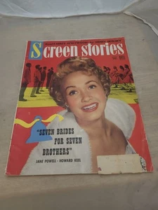 1954 JUNE SCREEN STORIES MAGAZINE - JANE POWELL COVER - Picture 1 of 3