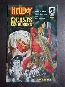 HELLBOY: BESTIAS DE CARGA - ¡SACRIFICIO ONE-SHOT! Cómics Dark Horse 2010 en estado bastante bueno - Imagen 1 de 2