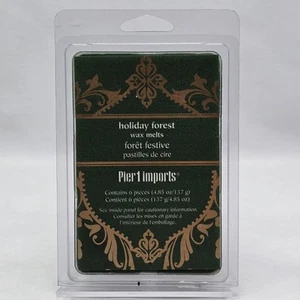 NEW Holiday Forest Wax Melts Pier 1 Imports 6 Pieces NOS Christmas Fragrance - Picture 1 of 6