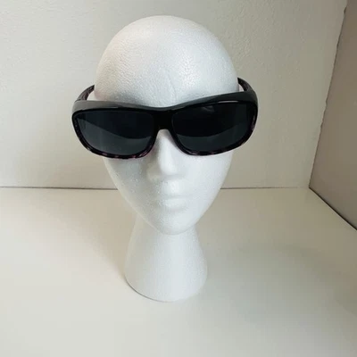 Фиолетовый черепаховый панцирь черный очки поляризованные солнцезащитные очки - Изображение 1 из 4