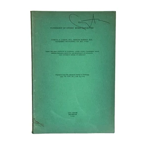 1949. Pathology of Atomic Bomb Casualties. Liebow, Warren & DeCourcy. Rare. - Imagen 1 de 8