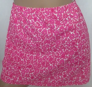 LANDS END Pink Floral Cover-up Swimsuit Skirt Womens 10 NEW - Picture 1 of 8