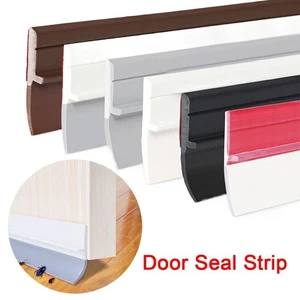 PVC Door Seal Strip Flexible Window Weather Stripping Door Draft Stopper Door - Picture 1 of 24