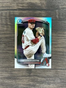 2025 Bowman Chrome Baseball Spencer Giesting 1st Bowman Refractor /499 Dbacks - Bild 1 von 2