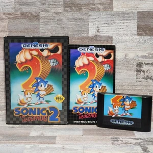 Sonic the Hedgehog 2 (Not For Resale) - Sega Genesis - With Manual - Tested  - Picture 1 of 14