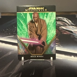 2024 Topps Star Wars Masterwork Mace Windu Green /99 #41 - Picture 1 of 2